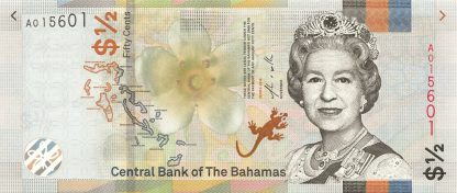 Bahamas 1/2 Dollar 2019 UNC